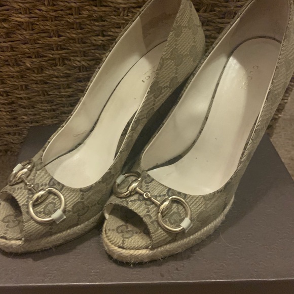 Gucci logo wedge espadrilles - Picture 4 of 8